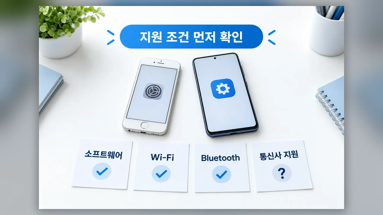 직접 전송 전에 확인할 조건 - 아이폰에서 안드로이드로 eSIM 이전하기: 지원 조건과 진행 순서