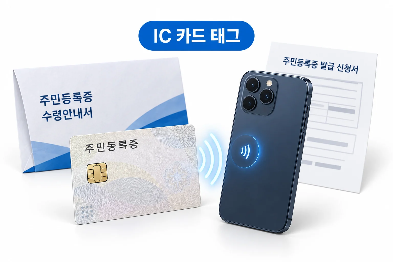 IC 방식으로 받는 순서 - 모바일 주민등록증 QR·IC 발급 절차와 선택 기준