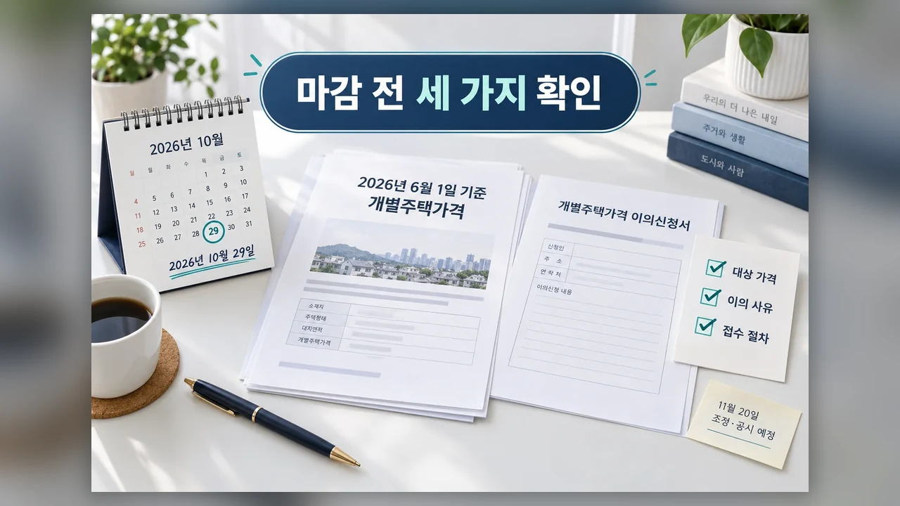 제출 전 마지막 확인 - 개별주택가격 10월 이의신청, 온라인과 지자체 제출 중 어떻게 고를까요?