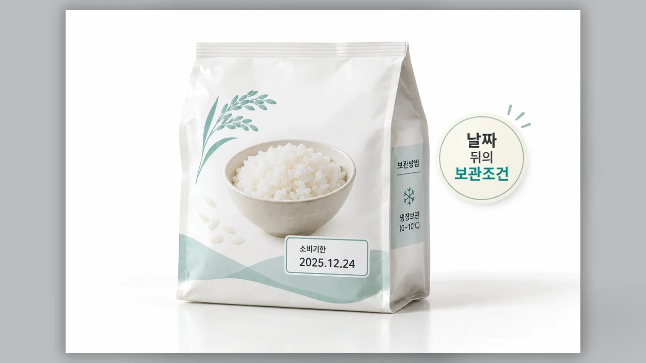 날짜만 보면 놓치는 조건 - 소비기한이 남았는데 먹어도 될까요? 포장지 보관조건 읽는 순서
