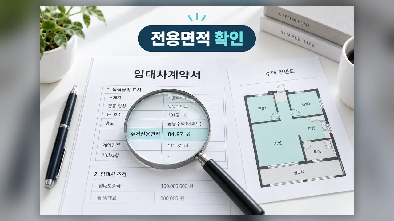 빌린 집의 면적도 확인해야 한다 - 전세대출 원리금 공제, 연말정산 전에 살펴볼 순서