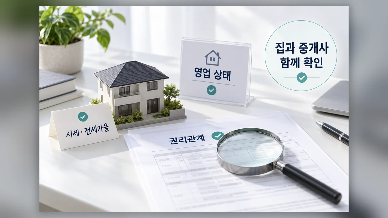 공인중개사 정보와 집의 위험 신호 살펴보기 - 안심전세 앱에서 계약 전 집주인 정보 확인하는 순서