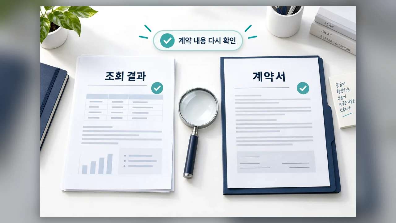 조회 결과가 예상과 다를 때 - 신용정보원 대출·보증내역, 어디서 보고 어떻게 구분할까요?