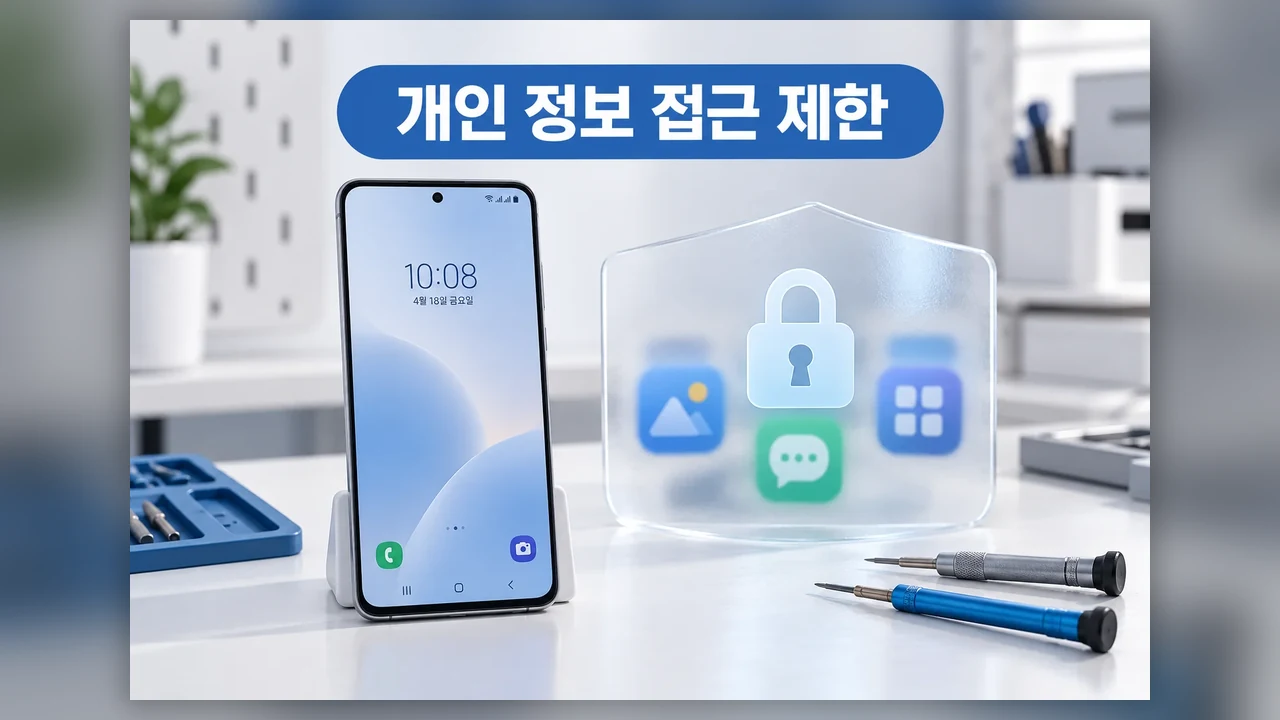수리 중 보이는 화면은 어떻게 다를까 - 갤럭시 수리 모드, 켜기부터 해제까지 순서대로