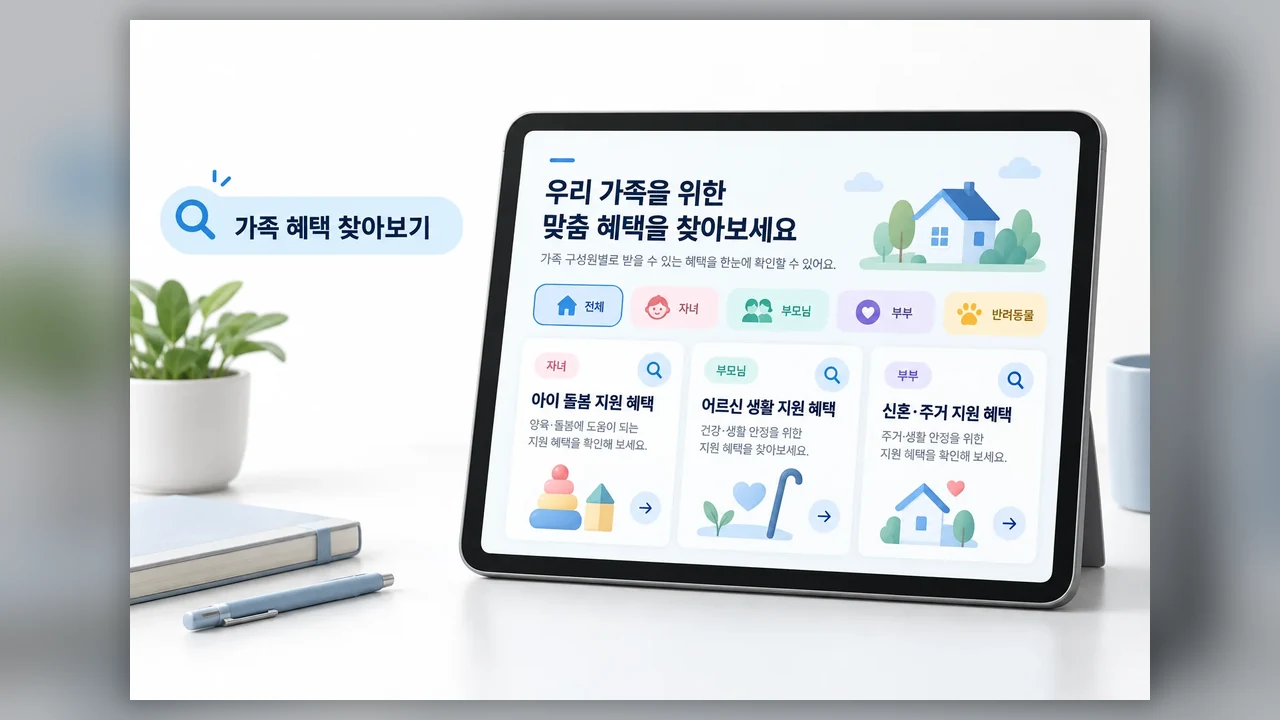 가족 맞춤안내를 설정하는 이유 - 정부24 혜택알리미 가족 맞춤안내, 설정부터 신청까지