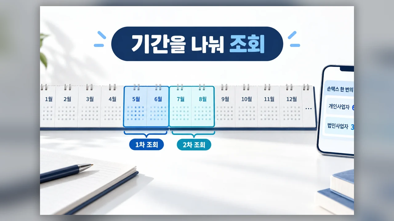 오래된 내역을 찾을 때의 기간 제한 - 홈택스 전자세금계산서 발급내역, 날짜 기준부터 맞춰 찾는 법