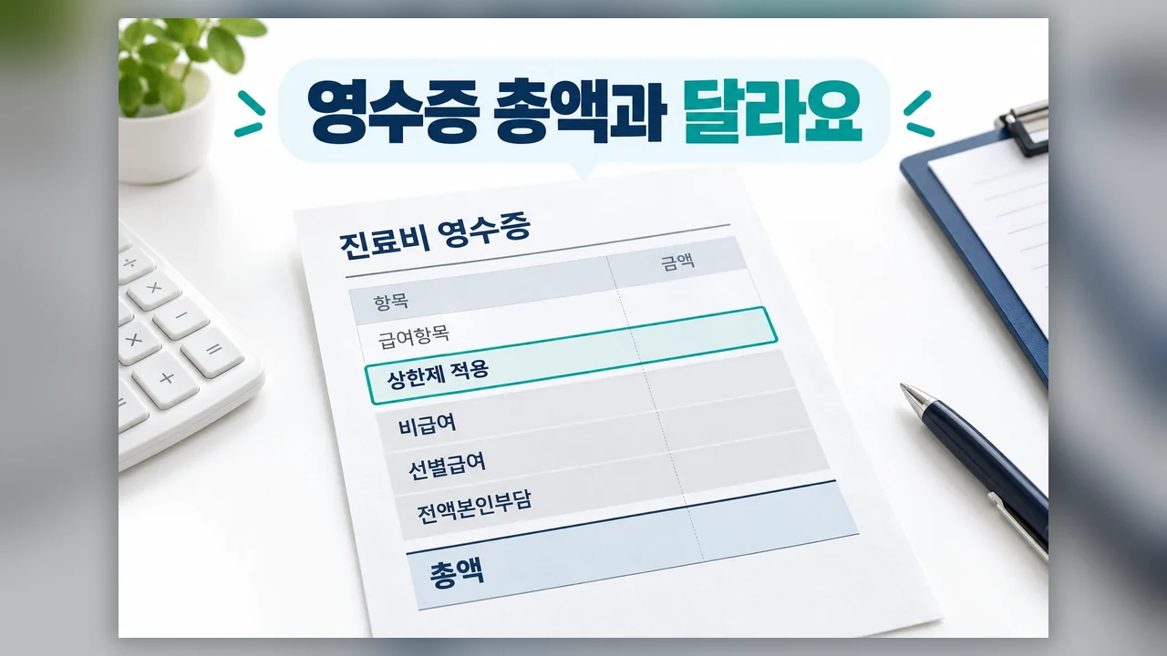 병원비 중 합산되지 않는 항목 - 건강보험 본인부담상한액 환급, 병원비를 어떻게 따져볼까요?