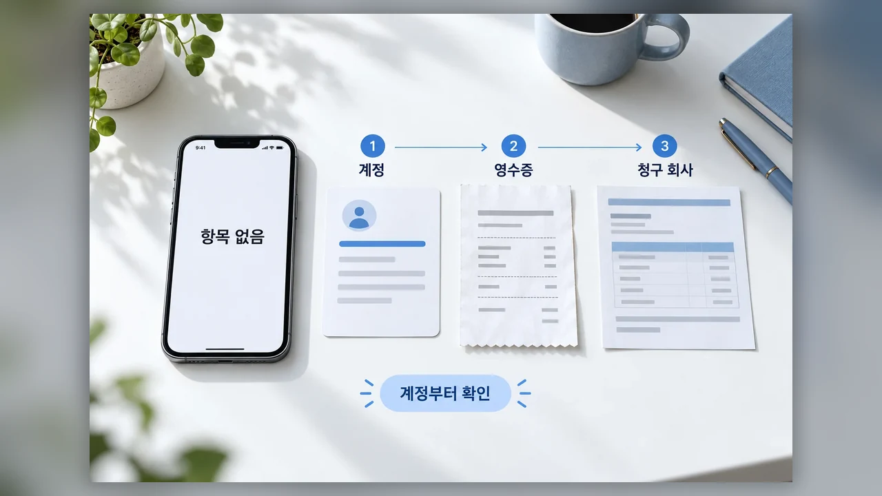 내역이 안 보일 때 계정과 청구 회사 확인 - 아이폰 앱스토어 구독, 결제 내역 확인부터 취소까지