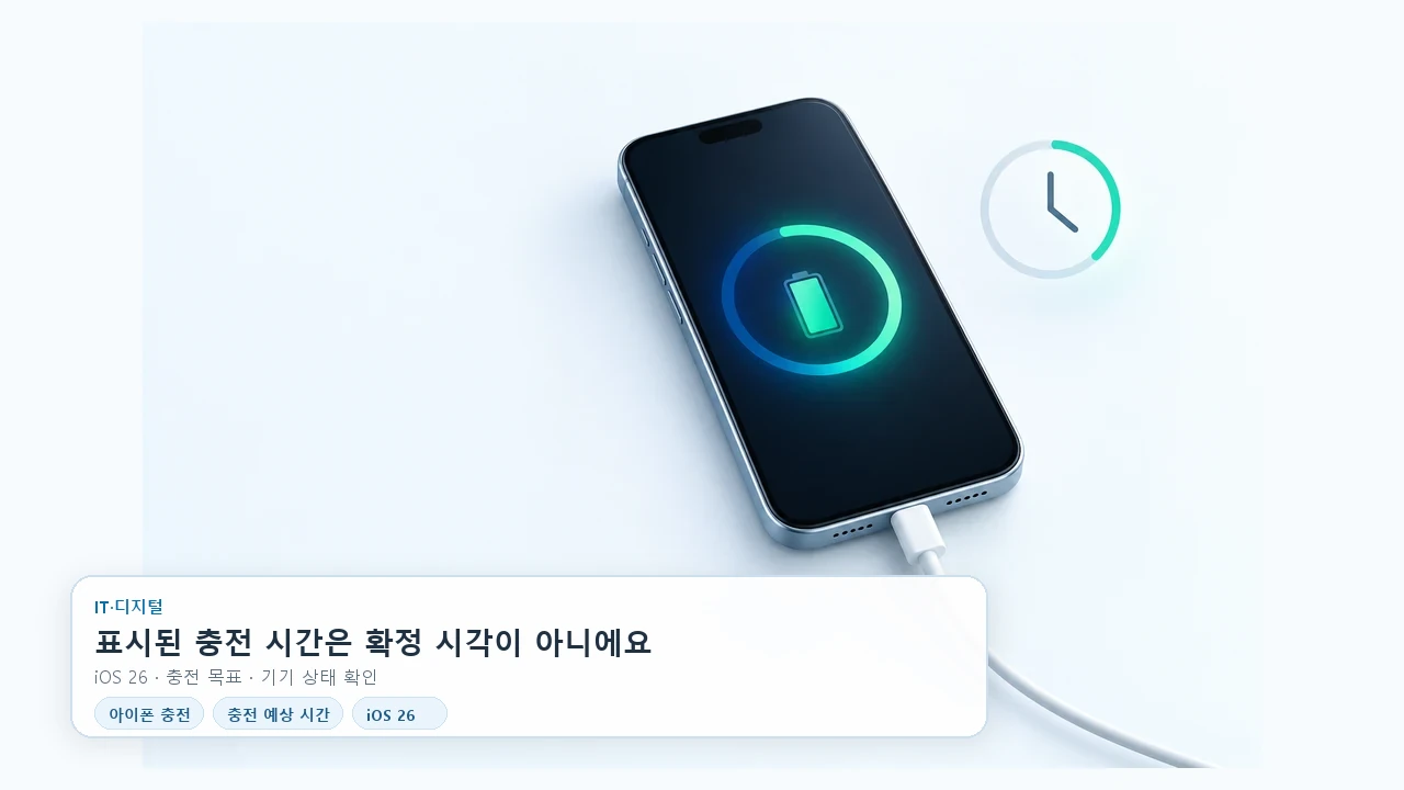 아이폰 충전 예상 시간, 어디서 보고 어떻게 읽을까요?