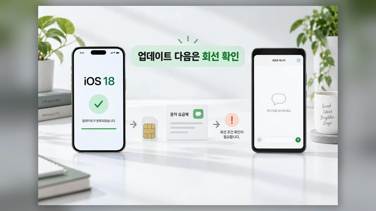 업데이트했는데도 안 되는 이유 - 아이폰 RCS 문자, 켜는 방법과 사용 조건 살펴보기