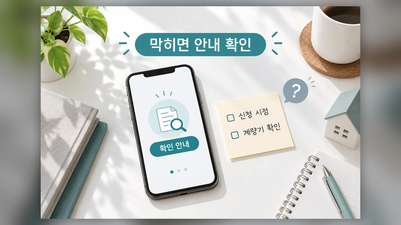 확인이 막힐 때의 판단 기준 - 이사할 때 전기요금 정산, 한전ON에서 챙길 순서