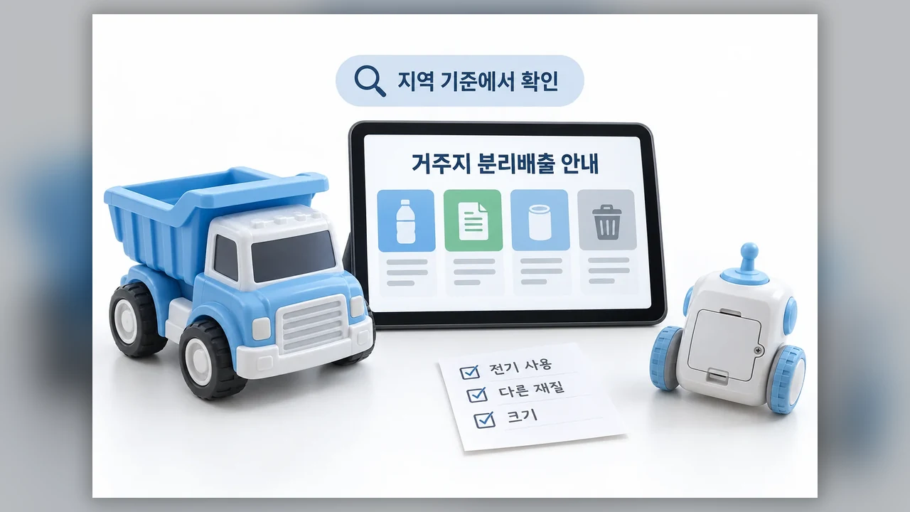 애매할 때는 어디서 기준을 찾을까 - 플라스틱 장난감, 어떤 것부터 따로 골라야 할까요?