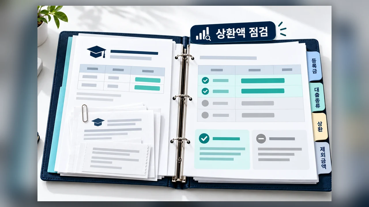 내 상환액 체크리스트 - 학자금대출 갚았다면 교육비 세액공제는 어떻게 계산할까요?