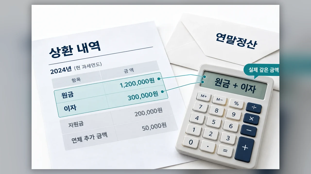 연말정산에 반영할 때 확인할 것 - 학자금대출 갚았다면 교육비 세액공제는 어떻게 계산할까요?