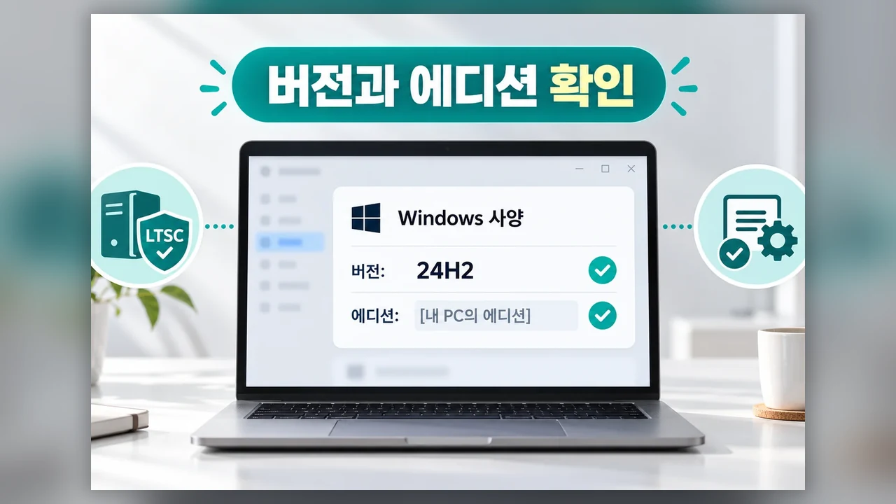 내 PC의 버전과 에디션 확인하기 - 윈도우 11 24H2 지원 종료, 내 PC는 해당될까요?